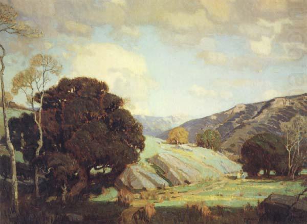 Carl Oscar Borg Valley Oaks,n.d. china oil painting image